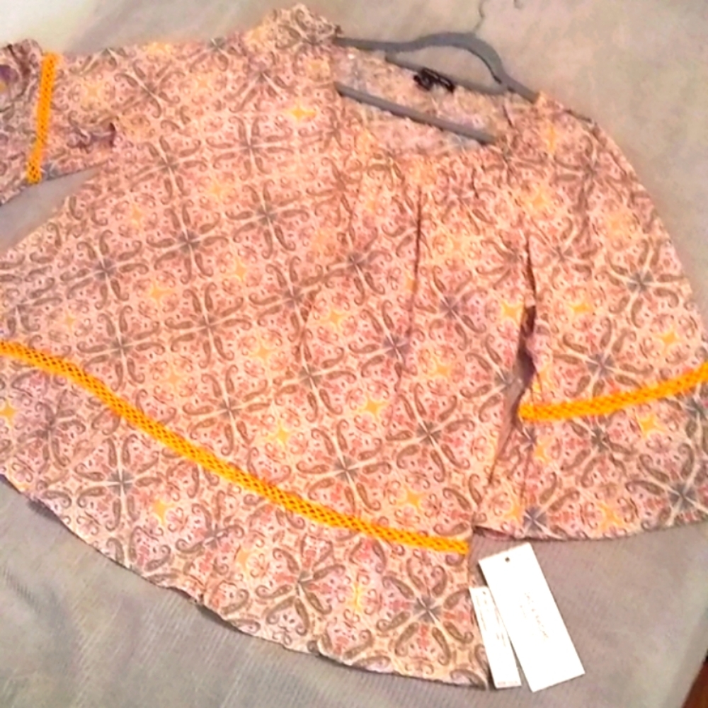 NEW! ZAC & RASHEL TUNIC TOP, 2X - Picture 6 of 6